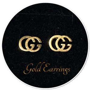 GG Style Yellow Gold earrings
